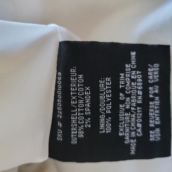 White Spring Trench Coat - Picture 4 of 4